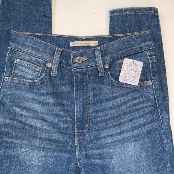 Levi’s Mile High Super Skinny Jeans - Picture 2 of 4